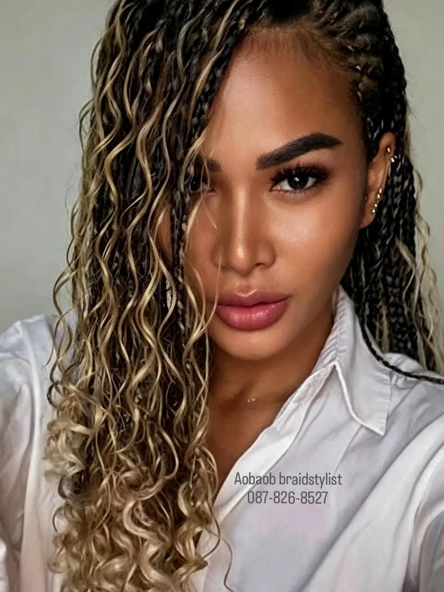 Boho braids, beach-ready